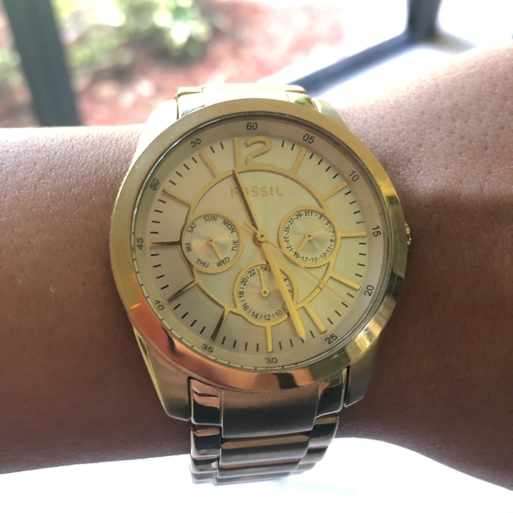 Gold Fossil Watch Never Worn